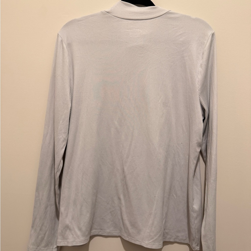 No Boundaries Ribbed Cream Top - Picture 3 of 3